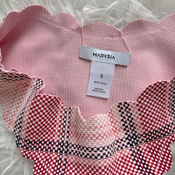 NWT Marysia High Antibes Bottom in Plaid Bloom - Picture 4 of 5